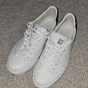 Givenchy White Leather Sneakers